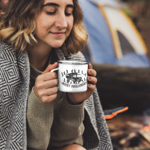 enamel mug