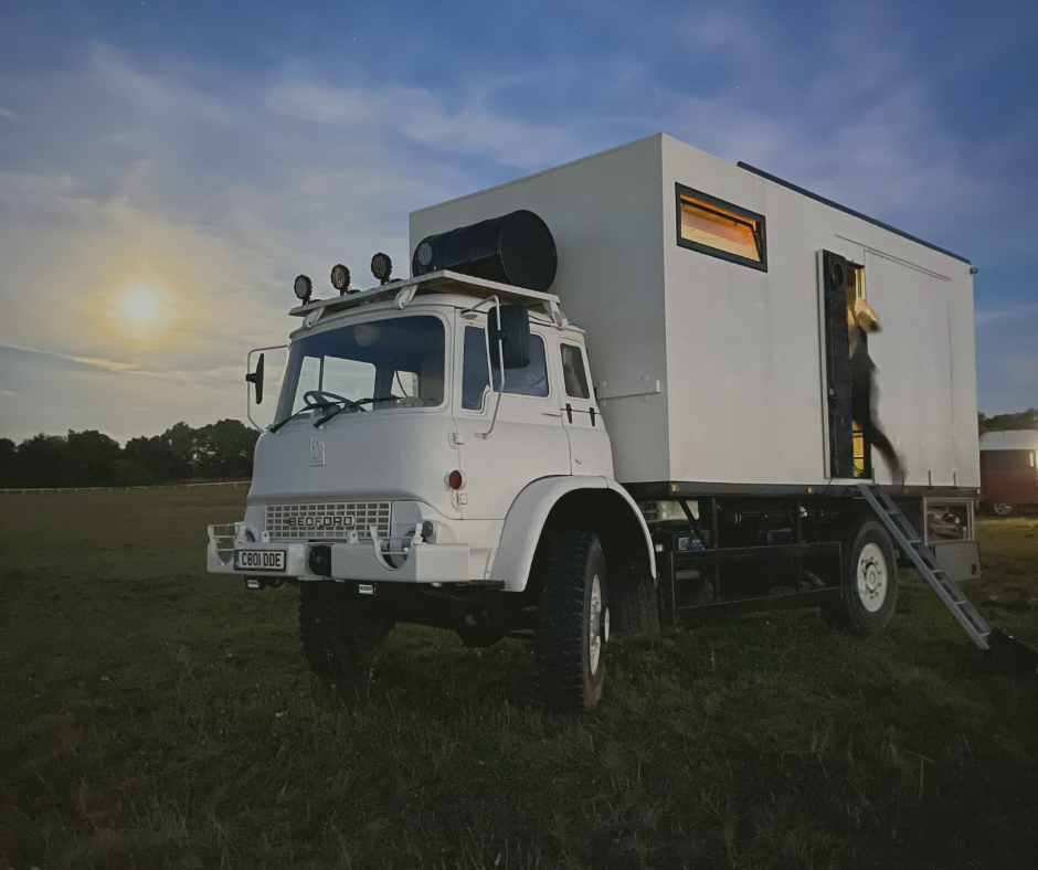 Bedford MJ with completed habitation box